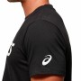 Maglia a Maniche Corte Uomo Asics Big Logo Nero