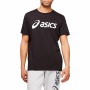 Maglia a Maniche Corte Uomo Asics Big Logo Nero