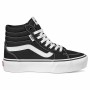 Scarpe da Tennis Casual Donna Vans Filmore Hi Platform Nero