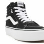 Scarpe da Tennis Casual Donna Vans Filmore Hi Platform Nero