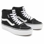 Scarpe da Tennis Casual Donna Vans Filmore Hi Platform Nero