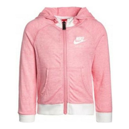 Felpa con Cappuccio da Bambina Nike 842-A4E 842-A4E Rosa