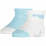 Calzini Sportivi Puma Mini Cats x2 Azzurro Chiaro Unisex