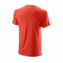 Maglia a Maniche Corte Uomo Wilson Script Rosso