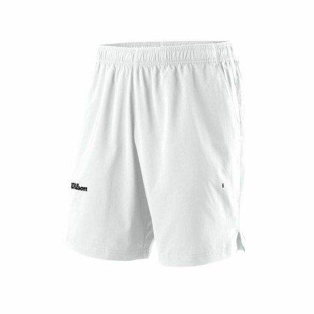 Pantaloni Corti Sportivi da Uomo Wilson Team II 8 Bianco