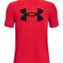 Maglia a Maniche Corte Under Armour Tech Big Logo Rosso