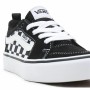 Scarpe da Tennis Casual Vans Filmore YT Checkerboard Nero