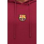 Felpa con Cappuccio Uomo F.C. Barcelona Rosso Granato