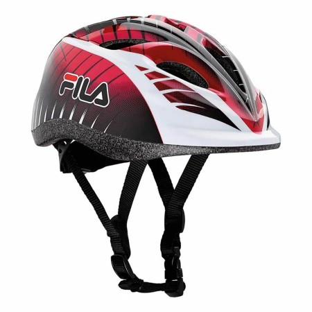 Casco da Ciclismo per Bambini Fila 60751065 Rosso Nero XS