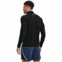 Maglia a Maniche Lunghe Uomo Under Armour STR Zip Nero