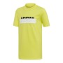 Maglia a Maniche Corte per Bambini Adidas YB ID LIN TEE DV1652 Giallo