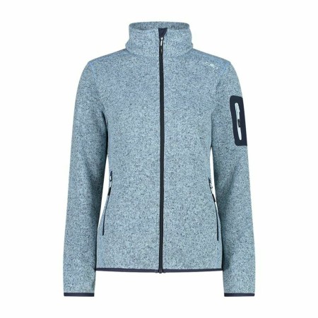 Giacca Sportiva da Donna Campagnolo Melange Knit-Tech Azzurro