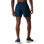 Pantaloni Corti Sportivi da Uomo Asics Core Blu scuro