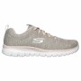 Scarpe Sportive da Donna Skechers Graceful-Twisted Fortune Beige