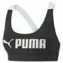 Reggiseno Sportivo Puma Nero Bianco Multicolore