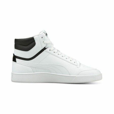 Scarpe da Tennis Casual Unisex Puma Shuffle Mid Bianco