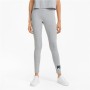 Leggings Sportivo da Donna Puma Essentials Logo Grigio chiaro