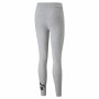 Leggings Sportivo da Donna Puma Essentials Logo Grigio chiaro