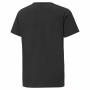 Maglia a Maniche Corte per Bambini Puma individualRISE Rosso Nero