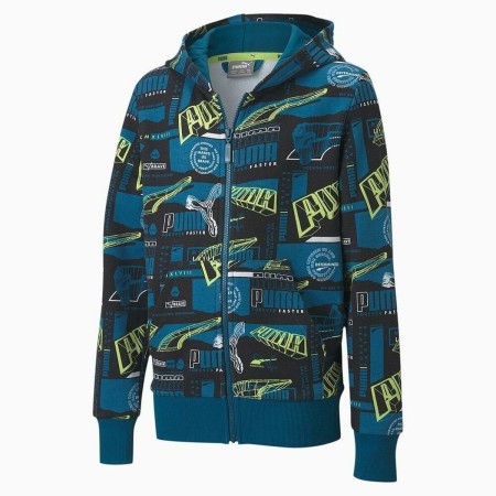 Felpa con Cappuccio Bambino Puma FULL-ZIP 583197