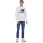 Felpa senza Cappuccio Uomo New Balance MT03560 Bianco