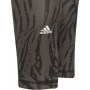 Leggings Sportivi per Bambini Adidas Aeroready Sport Icon Optime Grigio Nero