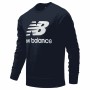 Felpa senza Cappuccio Uomo New Balance MT03560 Marino