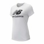 Maglia a Maniche Corte Donna New Balance Bianco