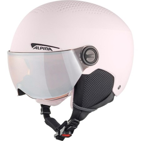 Casco da sci Alpina Zupo Visor Q Lite Rosa Monocromatica 51-55 cm