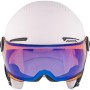 Casco da sci Alpina Zupo Visor Q Lite Rosa Monocromatica 51-55 cm