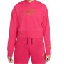 Felpa con Cappuccio da Bambina CROP HOODIE Nike DM8372 666 Rosa