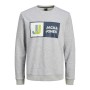 Felpa senza Cappuccio Uomo CREW Jack & Jones 12218814 Grigio