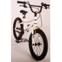 Bicicletta per bambini Volare Cool Rider - Ragazzo - 18 pollici - Bianca - assemblata al 95% - Collezione Prime