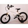 Bicicletta per bambini Volare Cool Rider - Ragazzo - 18 pollici - Bianca - assemblata al 95% - Collezione Prime