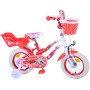 Bicicletta per bambini Volare Lovely - ragazze - 12 pollici - rossa bianca