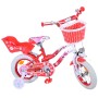 Bicicletta per bambini Volare Lovely - ragazze - 12 pollici - rossa bianca