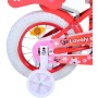 Bicicletta per bambini Volare Lovely - ragazze - 12 pollici - rossa bianca