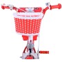 Bicicletta per bambini Volare Lovely - ragazze - 12 pollici - rossa bianca