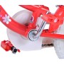 Bicicletta per bambini Volare Lovely - ragazze - 12 pollici - rossa bianca