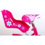 Bicicletta per bambini Volare Lovely - Ragazze - 12 pollici - Rosa Bianca - Due freni a mano