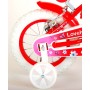 Bicicletta per bambini Volare Lovely - Ragazze - 12 pollici - Rossa Bianca - Due freni a mano