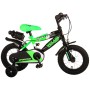 Bicicletta per bambini Volare Sportivo - Ragazzi - 12 pollici - Verde neon Nero - Due freni a mano - Assemblata al 95%