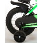 Bicicletta per bambini Volare Sportivo - Ragazzi - 12 pollici - Verde neon Nero - Due freni a mano - Assemblata al 95%