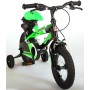 Bicicletta per bambini Volare Sportivo - Ragazzi - 12 pollici - Verde neon Nero - Due freni a mano - Assemblata al 95%