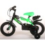 Bicicletta per bambini Volare Sportivo - Ragazzi - 12 pollici - Verde neon Nero - Due freni a mano - Assemblata al 95%