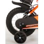 Bicicletta per bambini Volare Sportivo - Ragazzi - 12 pollici - Arancione neon nero - Due freni a mano - assemblata al 95%