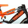 Bicicletta per bambini Volare Sportivo - Ragazzi - 12 pollici - Arancione neon nero - Due freni a mano - assemblata al 95%