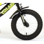 Bicicletta per bambini Volare Sportivo - Ragazzi - 14 pollici - Giallo neon nero - Due freni a mano - assemblata al 95%