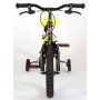 Bicicletta per bambini Volare Sportivo - Ragazzi - 14 pollici - Giallo neon nero - Due freni a mano - assemblata al 95%