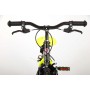 Bicicletta per bambini Volare Sportivo - Ragazzi - 14 pollici - Giallo neon nero - Due freni a mano - assemblata al 95%